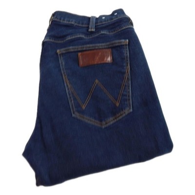Wrangler Regular Skinny Stretch Jeans Taille 32 Bein 32 W32 L32 Zip Fly (Q8336)
