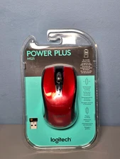 Logitech M525 Wireless Mouse -Red -Sealed