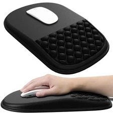 Ergonomic Mouse Pad Wrist Support with Massage Design, Memory Foam Wrist Rest Pa