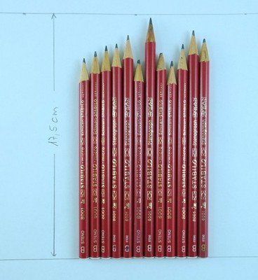 12 x SCHWAN-STABILO Bleistifte STENO 8001 ''B'' pencil crayon Bleistift Stenograph