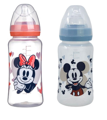 Babyflasche Disney Baby Minnie Maus Mickey Maus Milchflasche Trinkflasche 360 ml