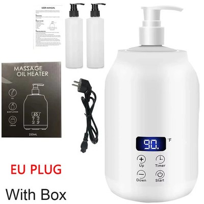 Elektrischer Massageölwärmer Digital LED Flaschenspender Kraftvoll
