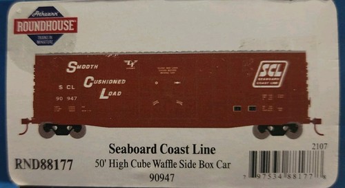 Coche Athearn Roundhouse escala HO 50' cubo alto waffle caja lateral SCL #90947 | Zustand: New