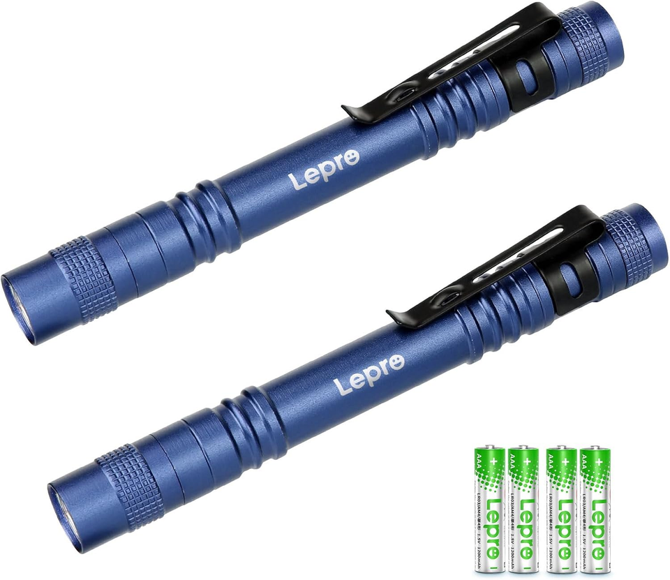 LED Pen Flashlights, Lightweight, Mini, Waterproof Pocket Flashlight ...