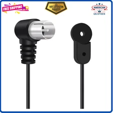 FM Antenna 75 Ohm F Type Male Plug, Indoor Radio Antenna for Stereo Receiver