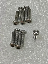 Pan Head Torx Screw -  2-56 x 3/8" - Stainless Steel - Qty 10 - Made in USA