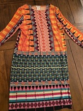 Monroe & Main Dress Womens Large Multicolor 