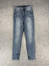 Judy Blue Jeans Womens 3/26 Medium Wash Blue Skinny Fit Stretch Denim JB88525