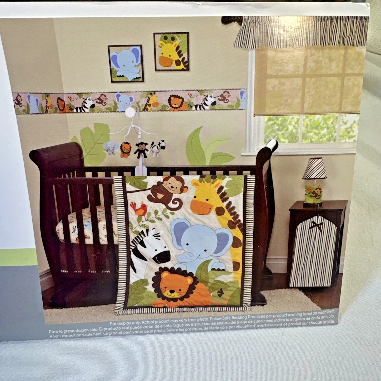 Bedtime Originals Jungle Buddies Co 3-Piece Baby Nursery Crib Bedding Set
Opens in a new window or t