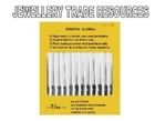 12 BERGEON 3008 WATCH PIVOT BROACHES 0.05mm - 0.20mm