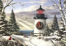 Sailing On By - Box of 18 Alan Giana Christmas Cards