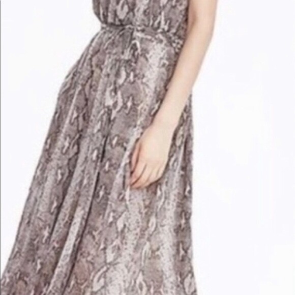 Banana Republic Animal Snake Python Print Blouson… - image 10