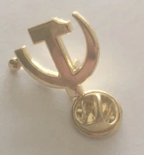 RUSSIAN  SOVIET CCCP Sickle and Hammer  pin badge