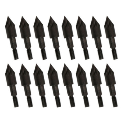 24x 100grain Archery Arrow Field Points Screw In Tips Hunting Target Practice