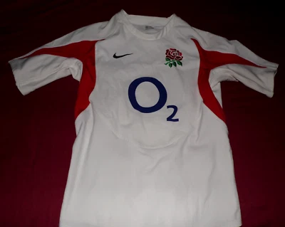Maillot De Rugby De Match De L'Angleterre Saison 2005/2006 Taille L - Photo 1/4