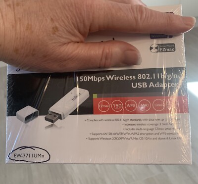 EDIMAX 150Mbps Wireless 802.1 1b/g/n USB Adapter