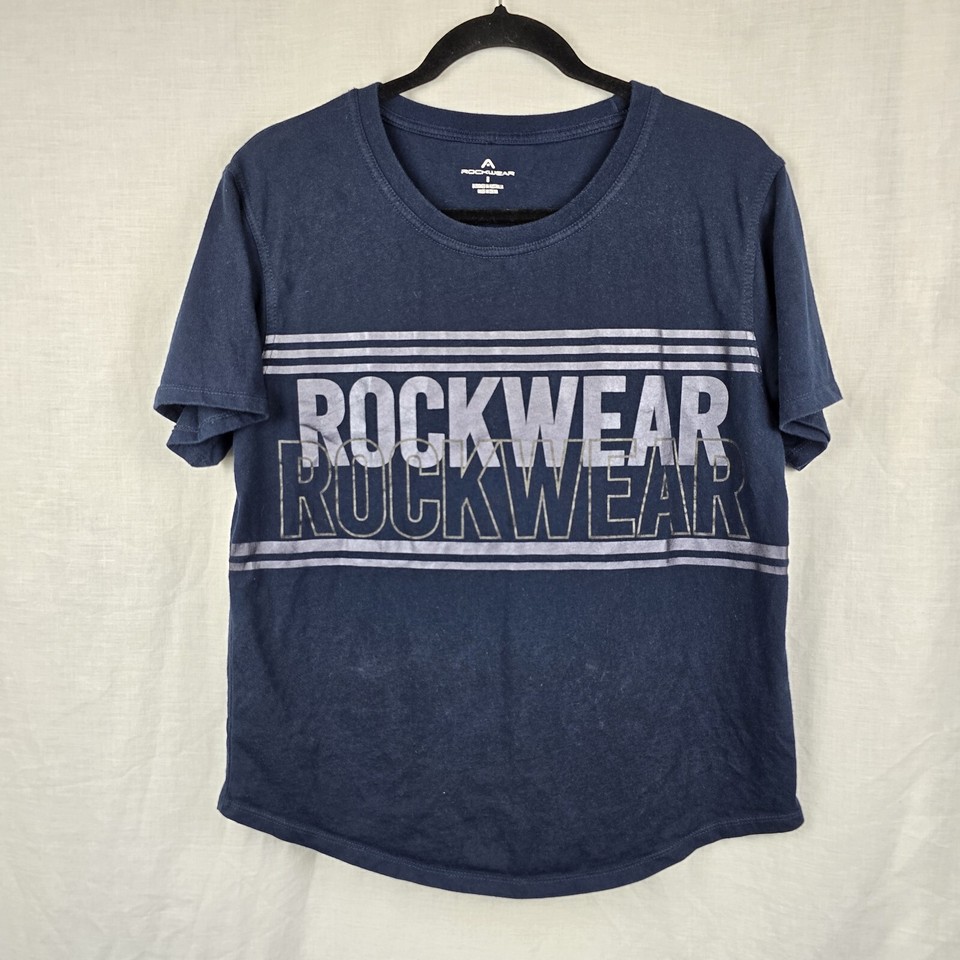 Rockwear Blue Size 8 Oversized T Shirt 18 1/2" Bust 