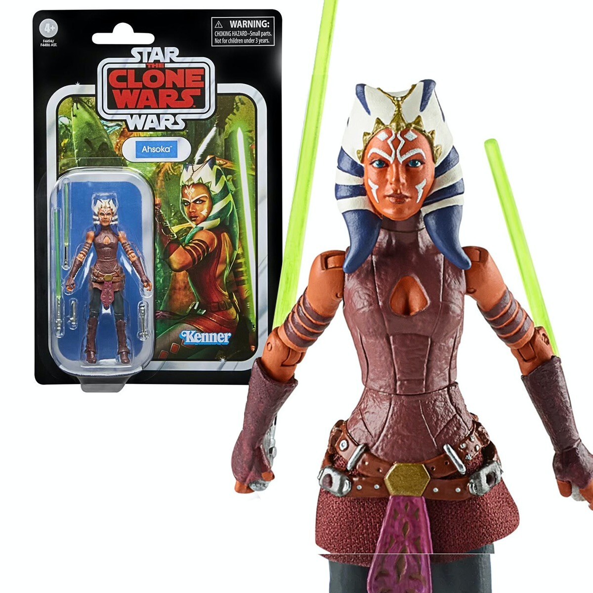 2022 Star Wars Vintage VC 102 R AHSOKA TANO Clone Wars 3.75