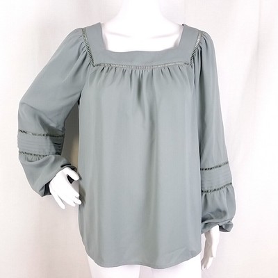 square neck peasant blouse