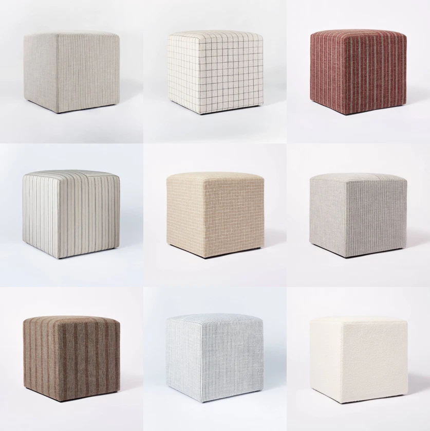 Lynwood square upholstered on sale cube