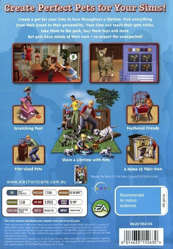 The Sims 2: Pets PC Game CD Rom 2006 - Image 2 of 2