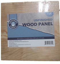 CRAFTERS CLOSET Unfinished Wood Panel Crafts ...