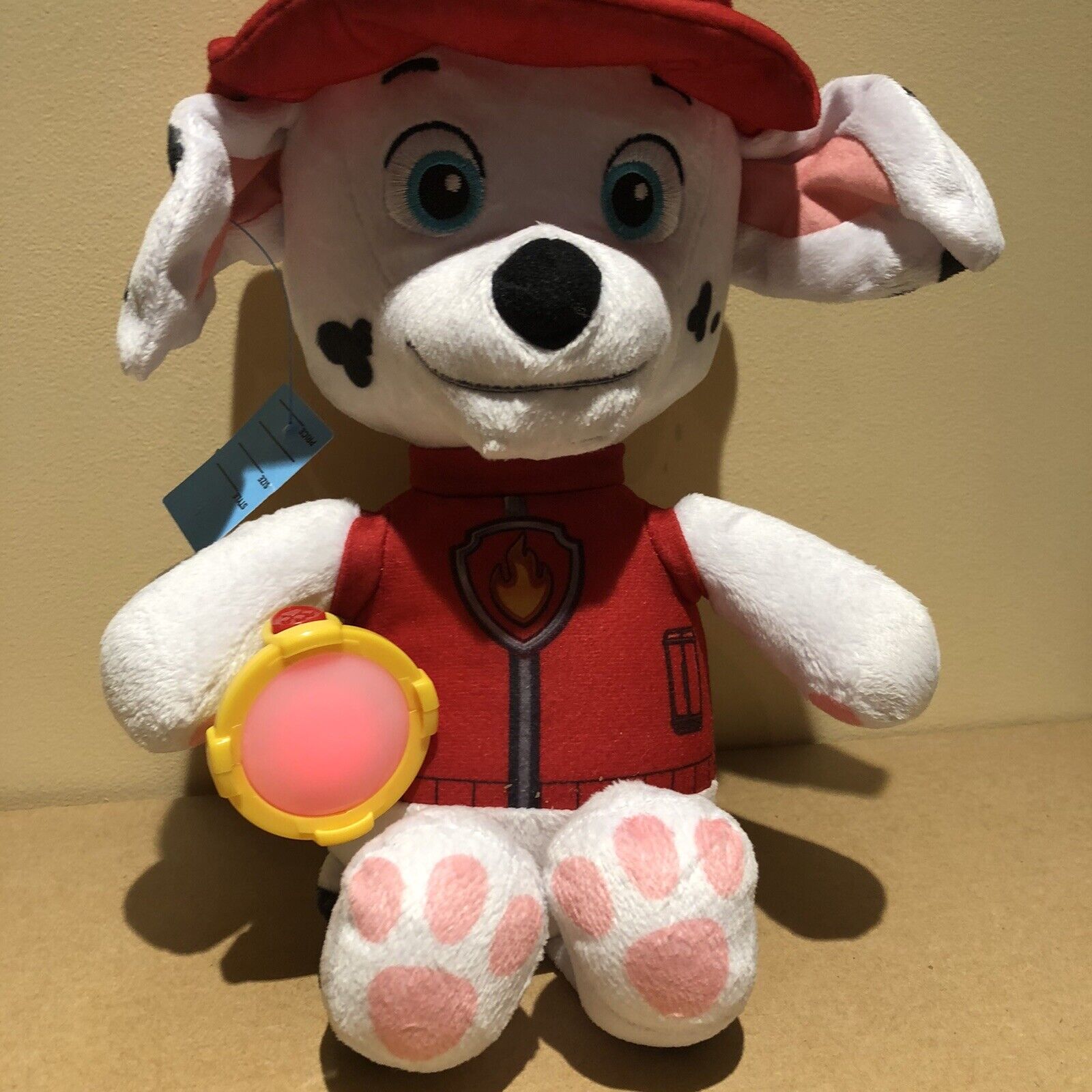  Paw Patrol Snuggle Up Plush with Flashlight And Sounds Toy - Marshall Puppy 