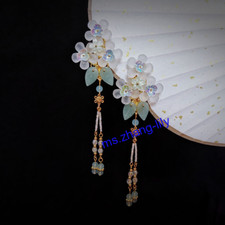 Women 2Pc Retro Hair Accessories Costume Headdress Hanfu Accessories Clips