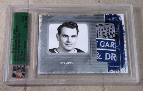 2008-09 In The Game Ultimate Memorabilia Syl Apps Maple Leafs Garden Patch /90 - Picture 1 of 4