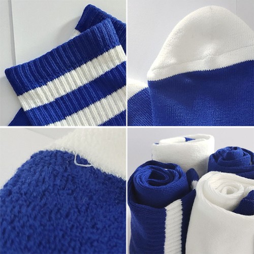 Herren Damen Sport atmungsaktiv Schlauch lange hohe Socken Knie warm Freizeit Footy Fußball - Bild 7 von 23