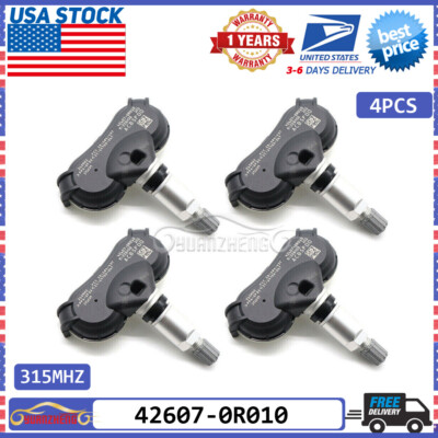 315Mhz 4PCS 42607-0R010 NEW TPMS For TOYOTA RAV4 Tire Pressure Monitor Sensor
