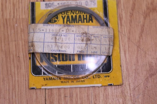 NOS 1976 YAMAHA RS100 .75 O/S PISTON RINGS (305) - Picture 4 of 5