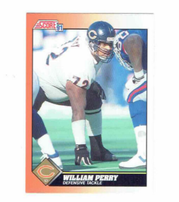 William Perry Bears DT #390 Score 1991 Football Card | eBay