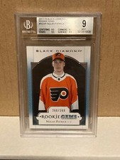Nolan Patrick 2017-18 Black Diamonds Rookie Gems /399 Flyers BGS 9 Mint