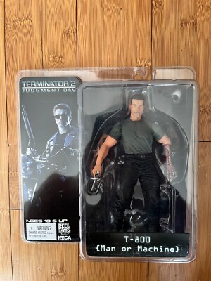 Bnib NECA Terminator 2 Judgement Day Serie T-800 Mann Oder Maschine Action Figur