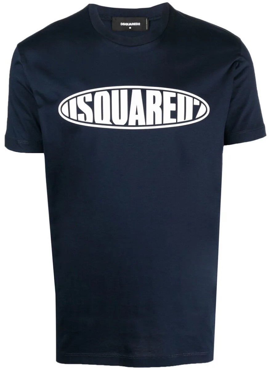 DSQUARED2 SURF BOARD LOGO TEE MEN T-SHIRT S74GD1097S23009478