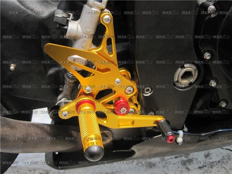 Para SUZUKI GSXR 600 GSXR 750 11-24 estriberas GP pedal cambio reposapiés trasero Foto 3 de 4
