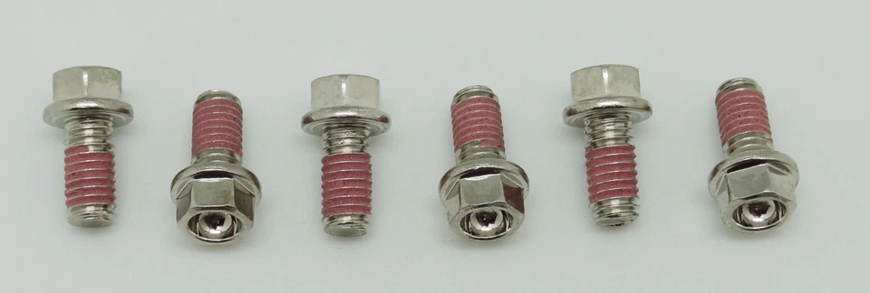 KIT DE 6 TORNILLOS DE ROTOR DE FRENO PARA 01-18 HUSQVARNA HUSABERG & KTM (NIQUELADO) Foto 2 de 3