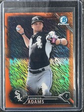 Adams, Spencer - 2016 Bowman Chrome Prospect - Orange Shimmer