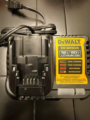 #ad DEWALT DCB1104 20V MAX Lithium Ion Battery Charger – New Open Box OEM Tool $21.00