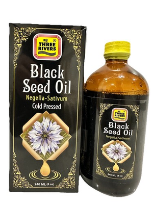 #ad Three River#x27;s Cold Press Black Seed Oil 240ml 8oz $28.99
