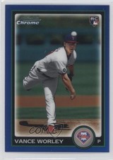 2010 Bowman Draft Chrome Blue Refractor 68/199 Vance Worley #BDP28 0d2