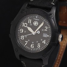 Import duty included Timex Men's Watch 905 S9 CR2016 Quartz Black Dial Date