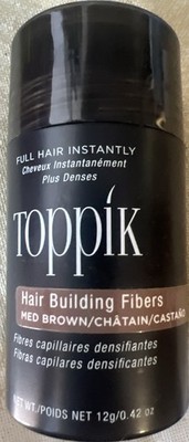 Toppik Hair Building Fibers Medium Brown   12g New Now Box