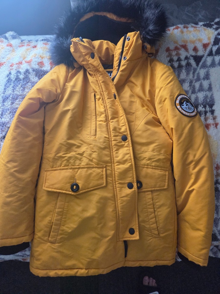 Superdry Everest Winter Jacket Yellow | eBay