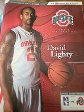 OSU Men's Basketball Program 3-8-2009 DAVID LIGHTY vs Northwestern Game Day