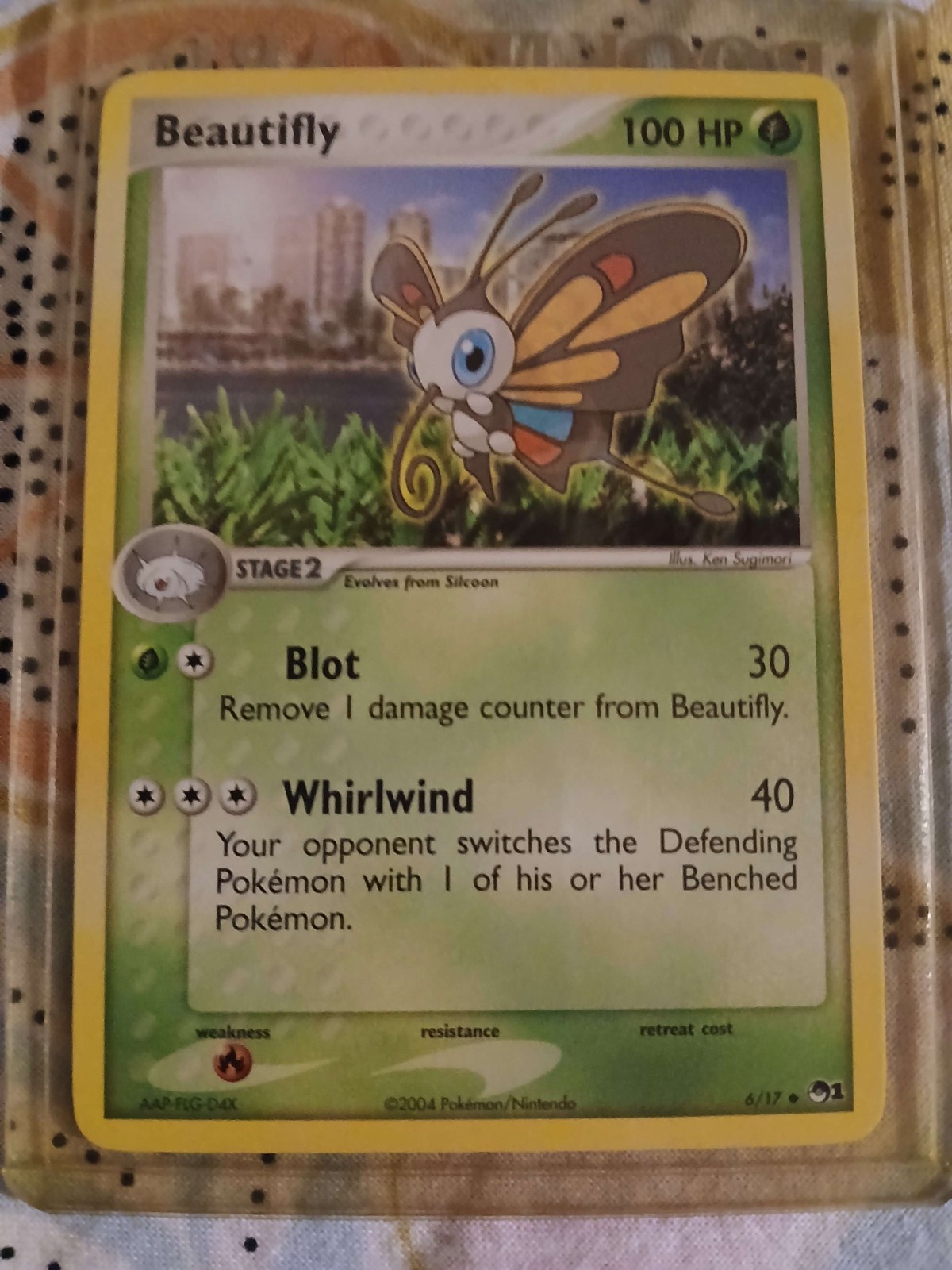 Beautifly 6/17 Uncommon Pokémon TCG Pop Series 1 Excellent Condition