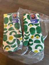 Lot Of 2 Target By Tabitha Brown - Kitchen Oven Mitt Green Avocado Print, New