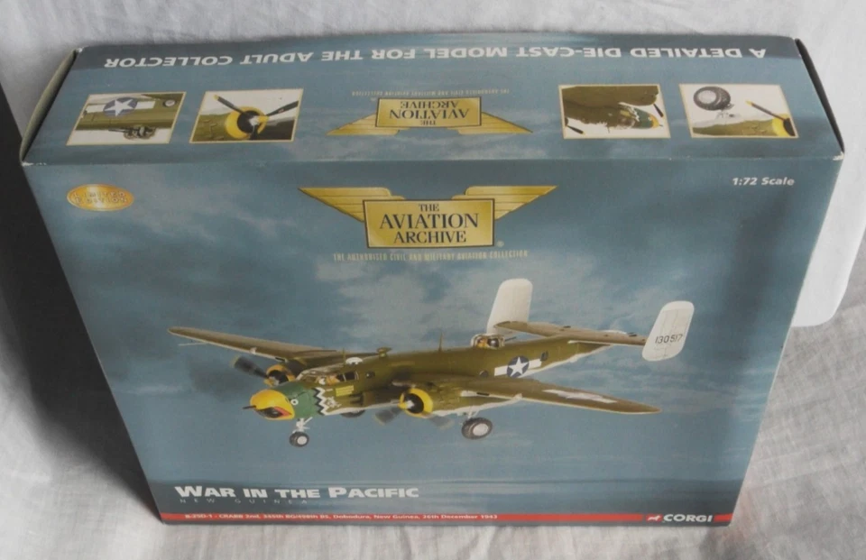 Corgi AA35308 B-25D-1 - CRABB 2nd, 345th BG/498th BS, Dobodura, New Guinea, 1943 - Image 4 of 4