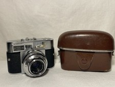 Vintage Voigtlander Vitomatic II 35mm Camera w/Case Prontor SLK-V 1:28/50 Lens